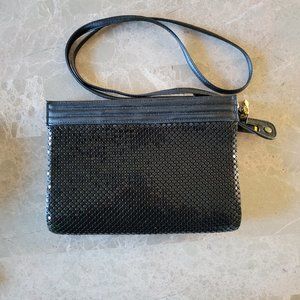 Vintage Black beaded mesh Whiting Davis International evening bag